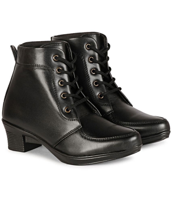 Commander Shoes - Black Women''s Ankle Length Boots - None