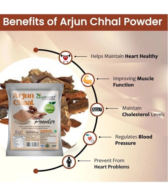 KAYABOOST Arjun ki Chaal Powder, Arjuna Bark, Arjun Chal Tree Kwath, Pack of 2 (2 x 100 g)