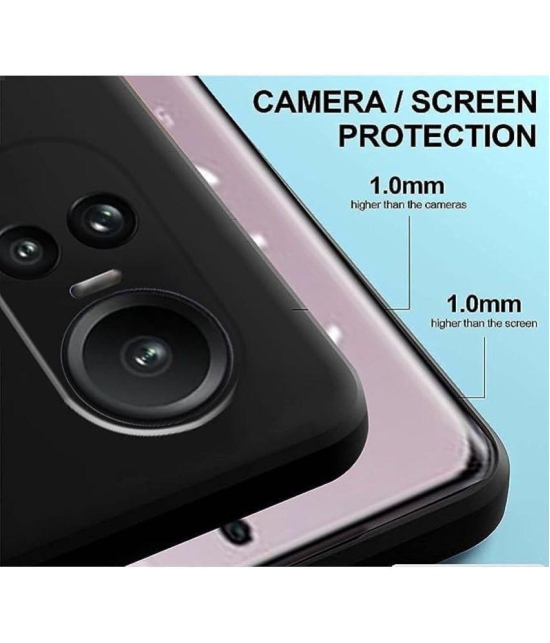 Case Vault Covers Silicon Soft cases Compatible For Silicon Oppo Reno 10 Pro ( Pack of 1 ) - Black