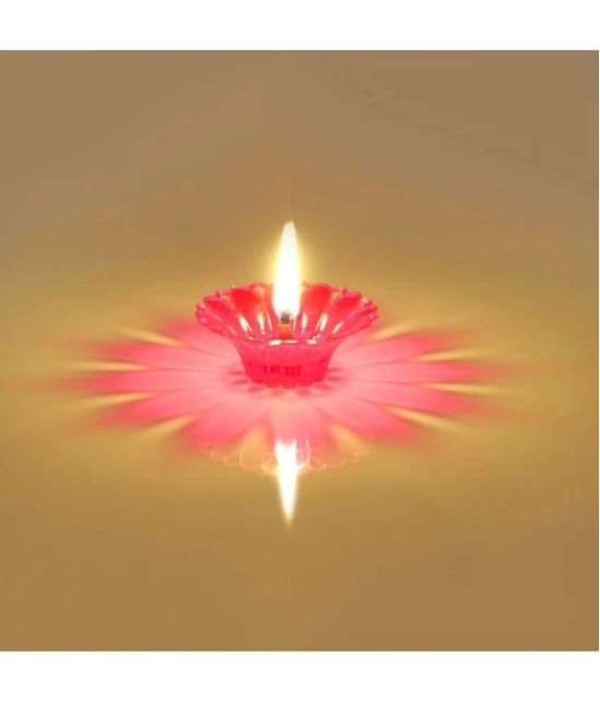 Craftam Plastic Diwali Diya - Pack of 12