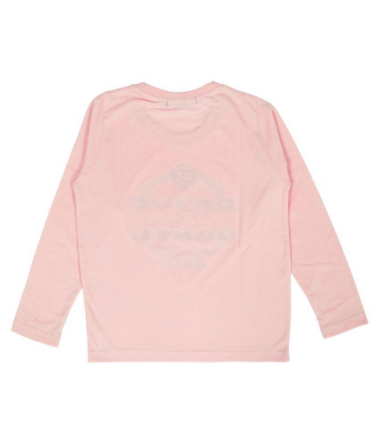 NEUVIN - Pink Cotton Blend Boys T-Shirt ( Pack of 1 ) - None