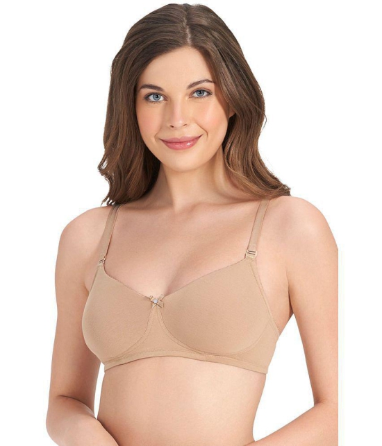 Amante Cotton Seamless bra - Beige Single - 32C