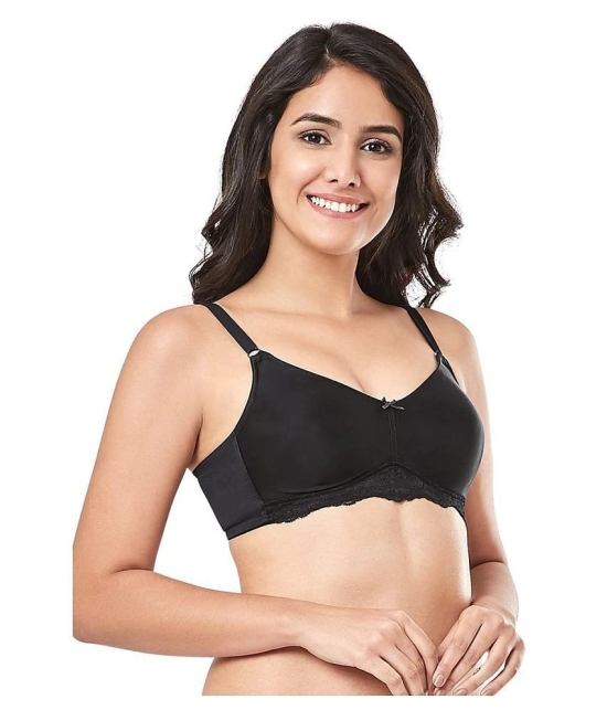 Everyde by Amante Polyamide Seamless Bra - Black Single - 34B