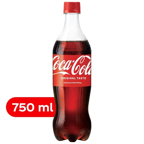 Coca-Cola Original Taste Soft Drink Pet Bottle, 750 Ml