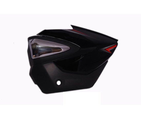 Side Panel / Side Cowl Set Fit For Honda Shine Dx Type-2 with Chrome Garnish Black**