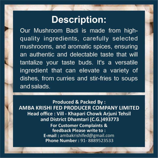 Mushroom Badi (500gm)