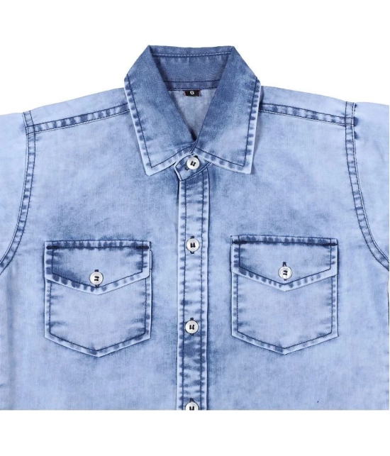 Kids Denim Full sleeves Shirt - None