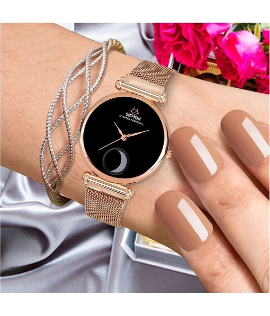 Septem Rose Gold Stainless Steel Analog Womens Watch