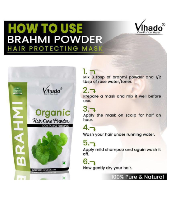 Vihado Natural Brahmi Powder Hair Mask 200 g