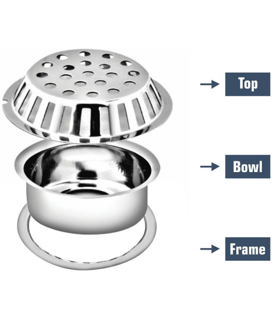 Sanjay Chilly SUS 304 Grade Stainless Steel Round Roof Drain with Lock | 5