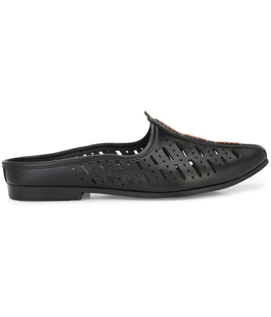 Leeport - Black Mens Jutti - None