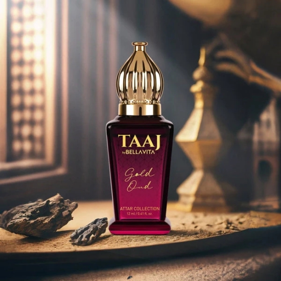 TAAJ Gold OUD Attar - 12ml-TAAJ Gold OUD Attar - 12ml