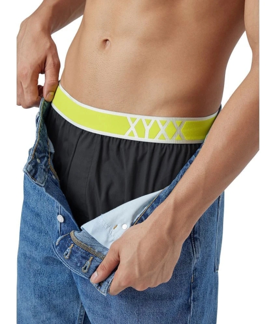 XYXX Pack of 1 Cotton Mens Boxer- ( Grey ) - None