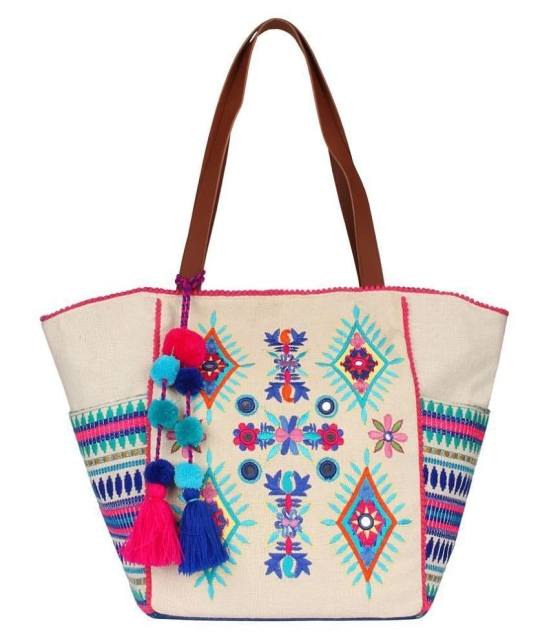 Anekaant - Multicolor Canvas Tote Bag - Multi