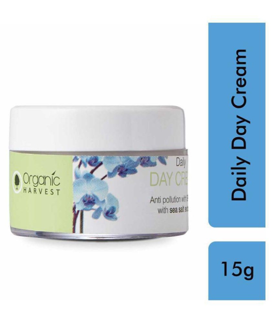 Organic Harvest Daily Day Cream For Women & Girls, Helps in Nourishing & Moisturising The Skin, Protects Skin From Harmful UV Rays - 15 gm