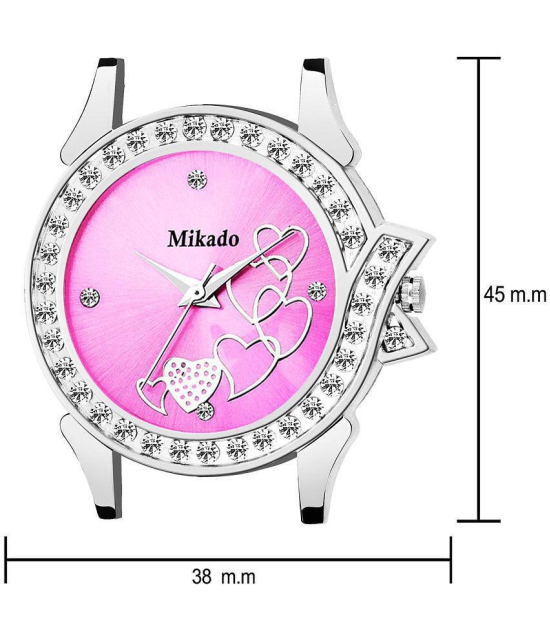 Mikado - Pink Silicon Analog Womens Watch