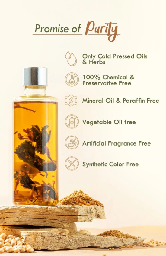 Soybean Methi Summer Hair Oil Rough Dry Damage Repair-100ml