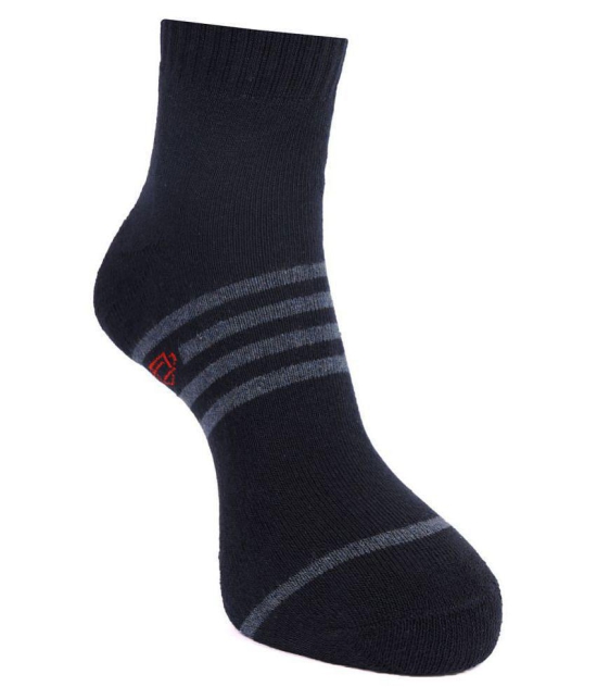 Dollar - Cotton Men's Striped Multicolor Ankle Length Socks ( Pack of 5 ) - Multicolor
