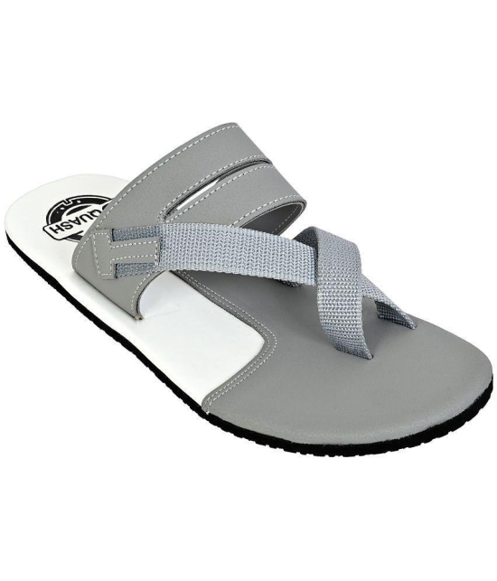 Squash - Grey Men''s Thong Flip Flop - None