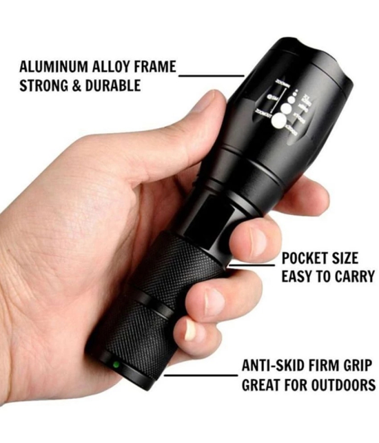 let light - 20W Rechargeable Flashlight Torch ( Pack of 1 )