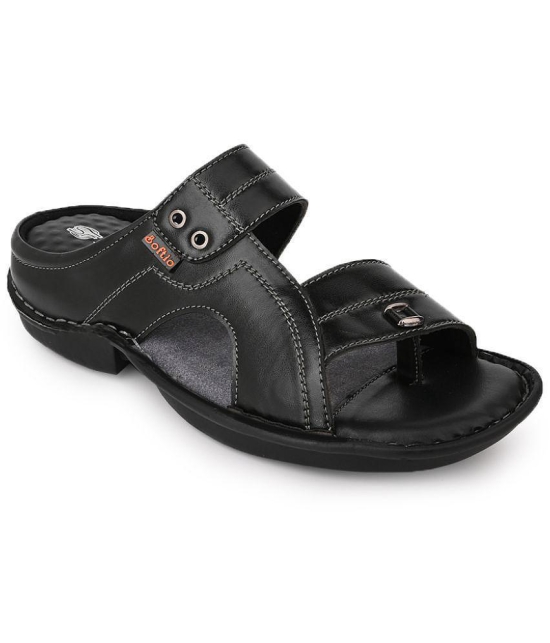 softio - Black Mens Daily Slipper - None