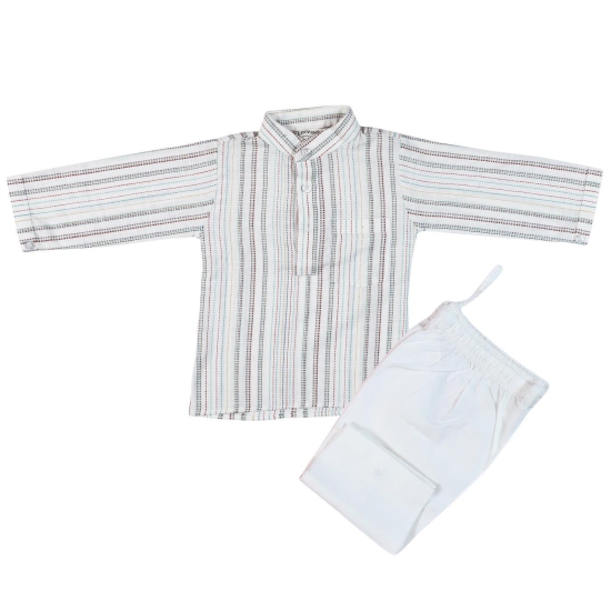 Multicolor Stripes Kurta Pyjama-6-12 months
