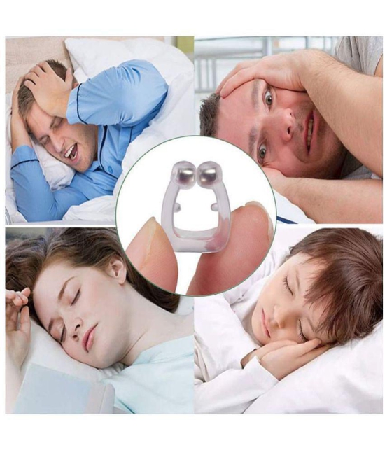 Gatih® Snore Free Nose Clip | Unisex Stop Snoring Anti Snore Free Sleep Silicone Magnetic Nose Clip | Nose Clip | Anti Snoring device Magnetic Anti Snore Unisex Nose Clip Snoring Stopper - O