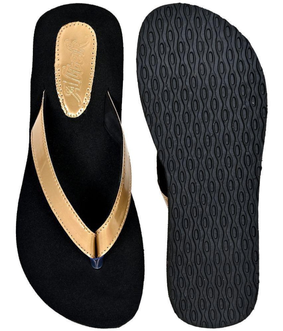 Altek - Gold Womens Flip Flop - None