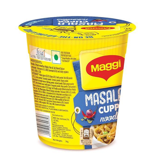 Maggi Nestle Cuppa Noodles, Masala – 70G Cup