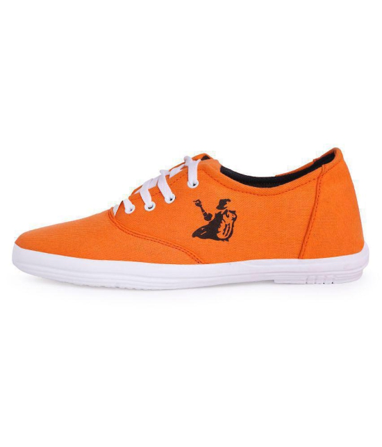 Kzaara Sneakers Orange Casual Shoes - 6