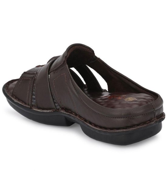 softio - Brown Mens Sandals - None