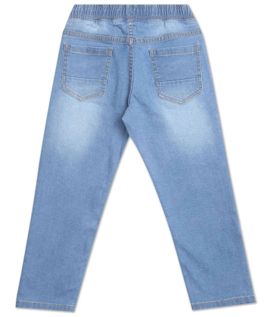 Boys Blue Mid Rise Stone Washed Jeans - None