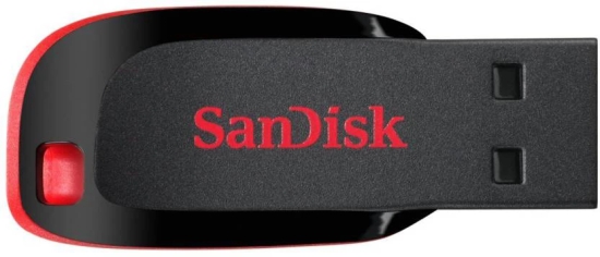 Sandisk-8GB-CruzerBlade-USB-FlashDrive (Black)