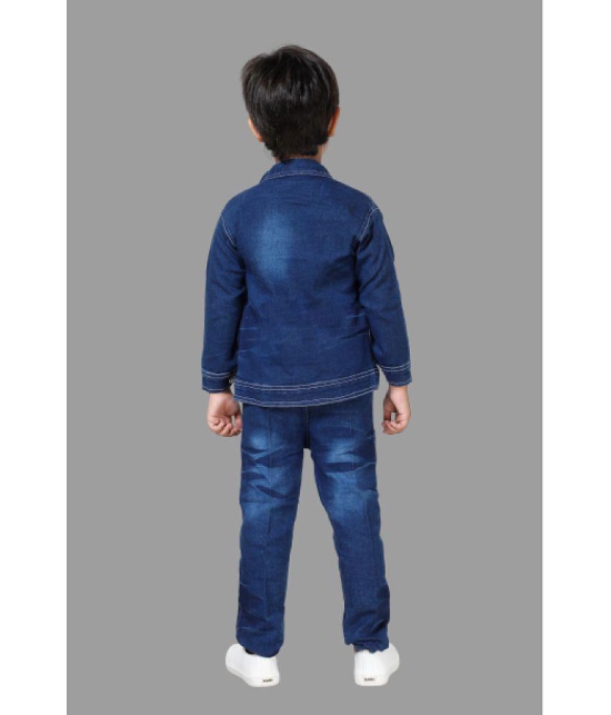 DKGF Fashion - Green Cotton Blend Boys T-Shirt & Jeans ( Pack of 1 ) - None