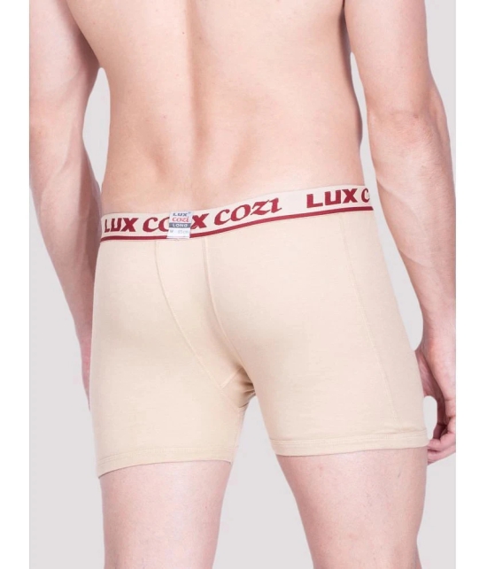 Lux Cozi - Multicolor Cotton Blend Mens Trunks ( Pack of 3 ) - None