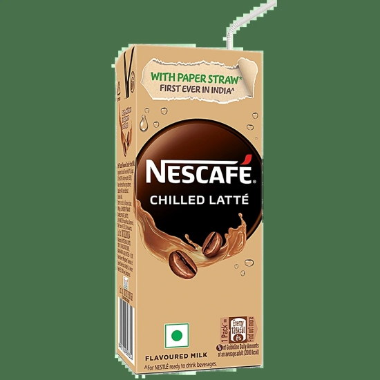 Nescafe Ready To Drink Chilled Latte Cold Coffee - Flavoured Milk, 180 Ml