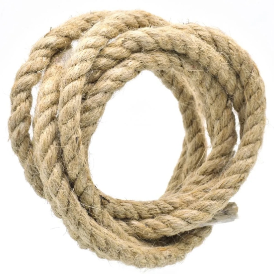 Natural Jute Rope - 2 Meter, 8MM Diameter