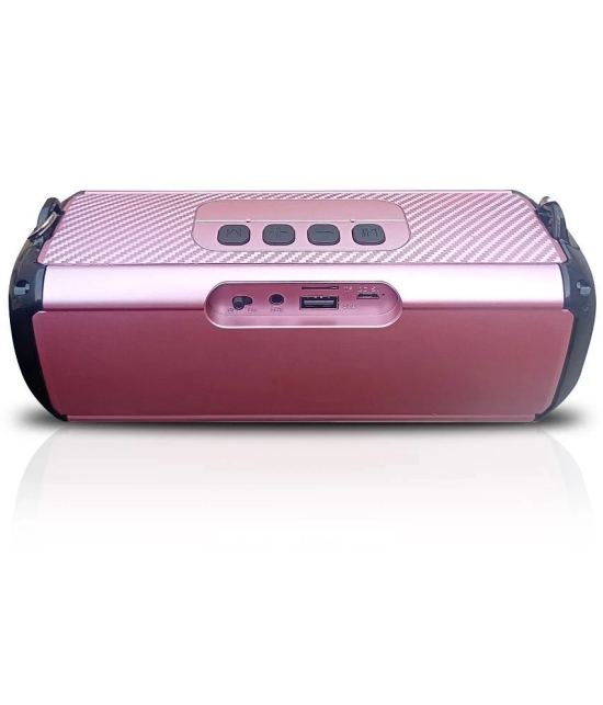 hitage BS-414 10H Music 5 W Bluetooth Speaker Bluetooth V 5.0 with USB,Aux,3D Bass Playback Time 24 hrs Pink - Pink