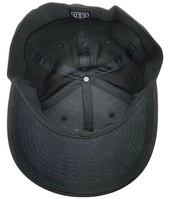 Zacharias - Black Cotton Blend Men''s Cap ( Pack of 1 ) - Black