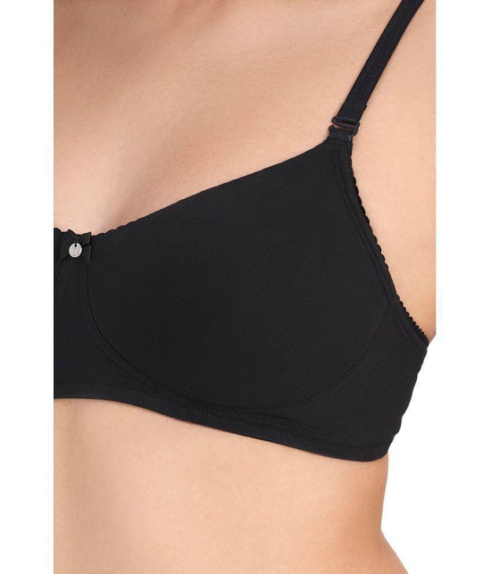 Amante Cotton Seamless bra - Black Single - 32C