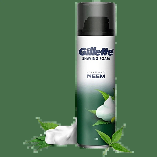 Gillette Neem Shaving Foam, 196 Gm