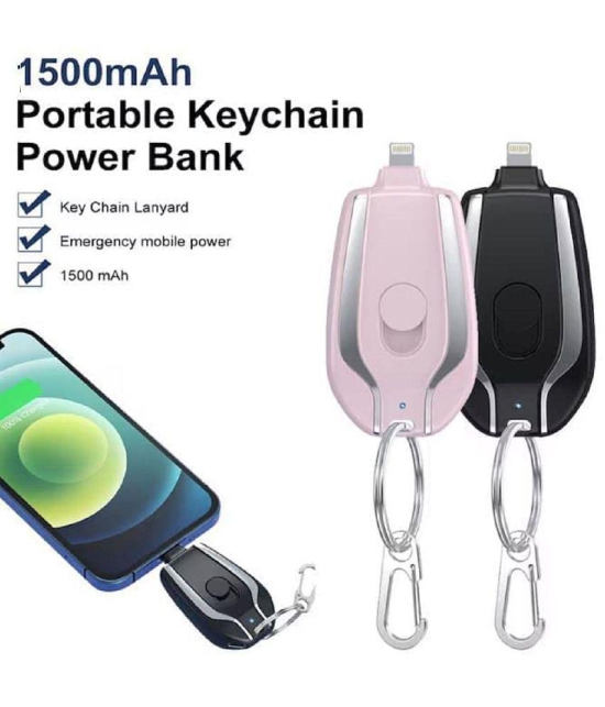 Wristkart Power Bank Travel Phone Charger C Pin - Multi Color