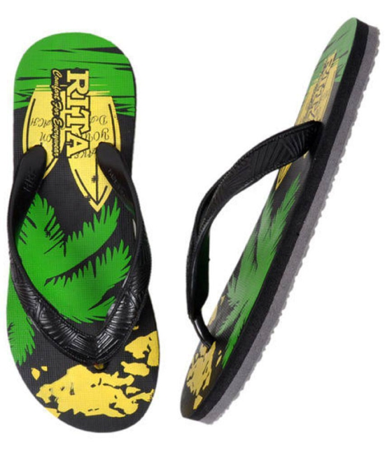 METAMORPH Black Flip Flops - None