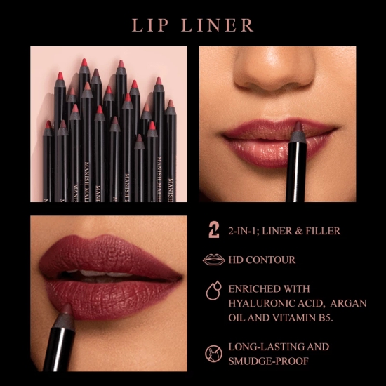 Manish Malhotra Beauty Lip Liner & Filler  - Fierce red