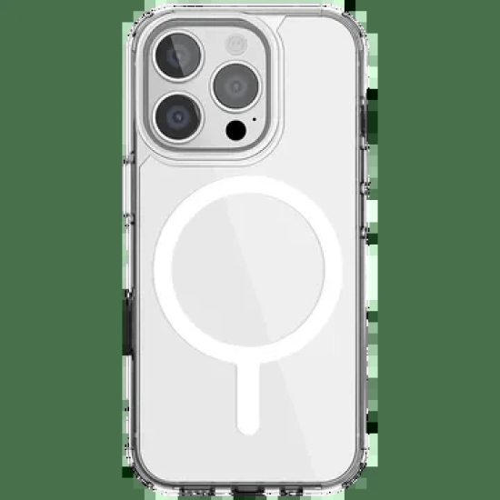 Croma TPU Back Cover for Apple iPhone 16 Pro (Magsafe Compatible, Transparent)