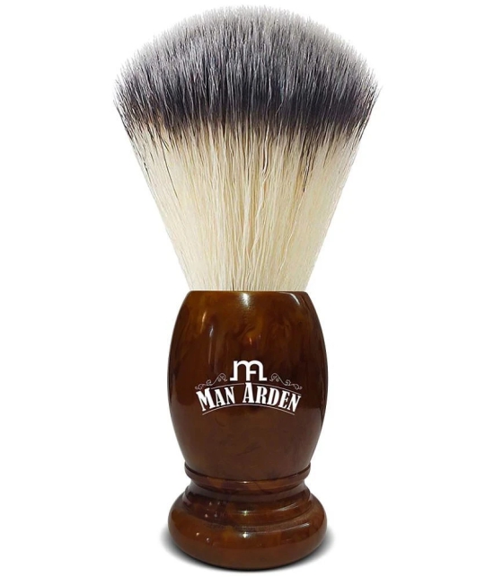 Man Arden Vintage Finish Premium Shaving Brush With Ultra Soft & Absorbent Bristles & Long Handle | Cruelty Free | For A Smooth Shave