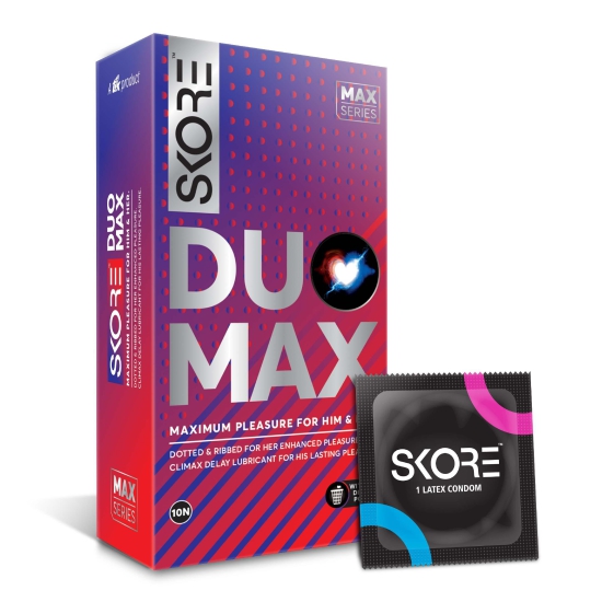 Skore Duo Max Condom Pack of 10