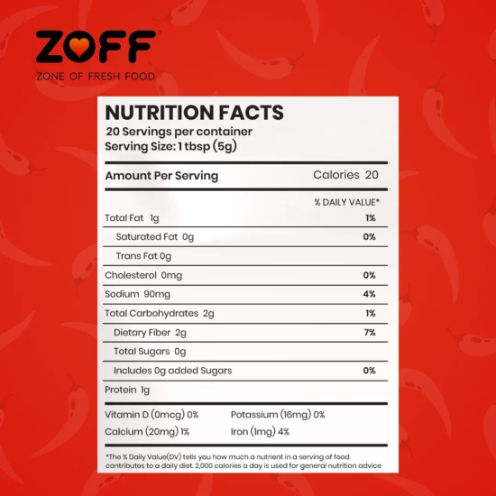 Zoff Red Chilli Powder 200 g