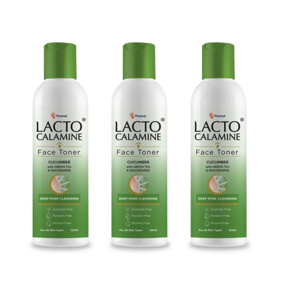 Lactocalamine Cucumber Toner Pack of 3 x 120ml