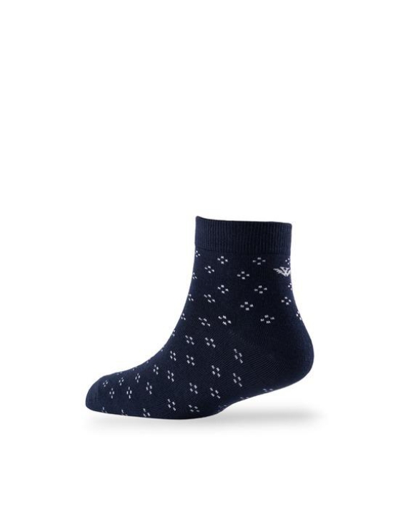 Pack Of 2 Patterned Cotton Ankle Length Socks